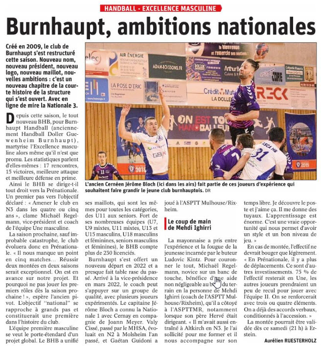 Burnhaupt, ambitions nationales